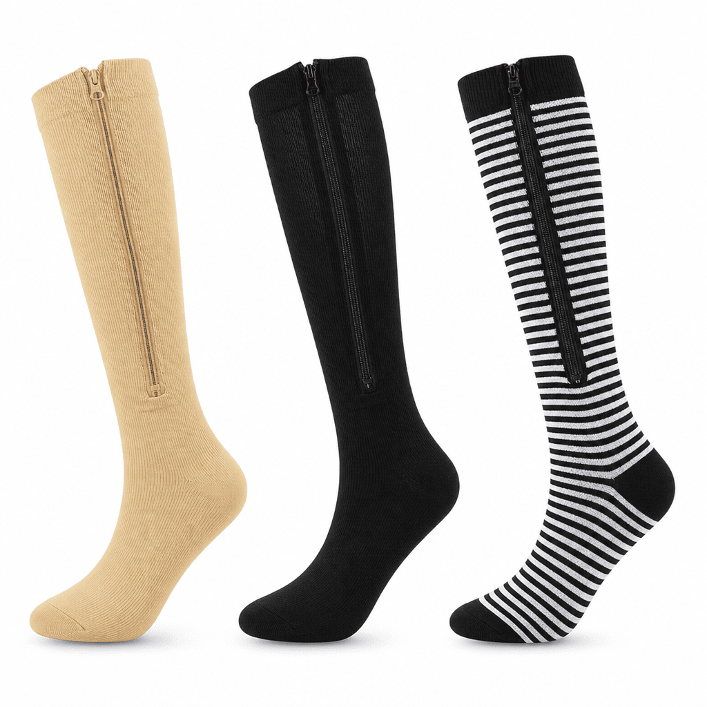 VenoEase Zip Up Compression Socks